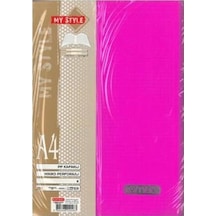 Komeks Spiralli Defter Plastik Kapak 2+1 Seperatörlü 120 Yp A4 Pembe