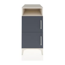 Kronos Komodin 2 Raflı 2 Kapaklı 44x59x96 Aytaşı-antrasit Aytaşı