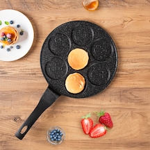 Porsima 3176 Granit Yüz Emojili Pankek Tava Krep Tavası 28 Cm