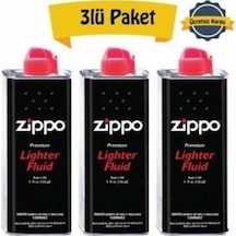 Novahub Zippo Benzin Çakmak Gazı 3 Adet Kırmızı