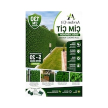 Uv Dayanıklı Yeşil Çim Çit 130 Cm X 7 Mt, Bahçe Dekorasyonu İçin İdeal