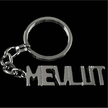 Mevlüt İsimli Anahtarlık Krem
