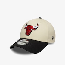 New Era Nba Colourblock 9forty Chicago Bulls Unisex Bej Şapka 60771883 Bej