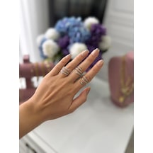 14k Kaplama Yılan Figürlü Yüzük Altın