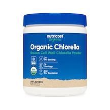 Nutricost Organic Chlorella Tozu 227 Gr. Klorella Yosunu - Broken Cell Bitkisel Takviye Edici Gıda