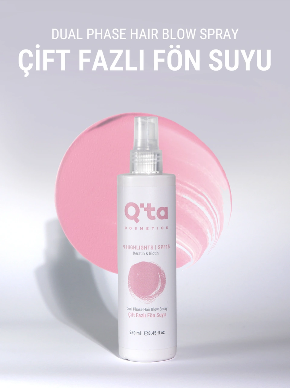 Isı Koruyucu Kolay Tarama Saç Şekillendirici Spreyi 250 ml
