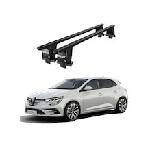 Royal Renault Megane 2016 Ve Sonrası Uyumlu Siyah Kilitli Ara Atkı Port Bagaj Tavan Barı