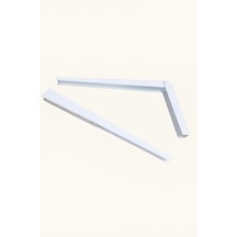 Ayrex Kırma Katlanır Masa Konsolu, 30 Cm, Dayanıklı Metal Malzeme, Duvara Monte Edilebilir, Katlanabilir Raf Ayağı Diğer