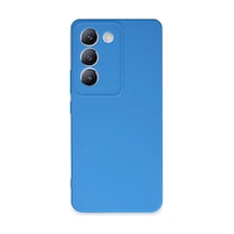 Vivo V30 Lite 4g Uyumlu Kılıf First Silikon - Mavi