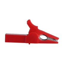 Kosona Kırmızı Islak İzole Test Klipsi 4mm - 32a 1000v, Bakır Gövde, Esnek Yaylı, Sert Dişli, Güvenli Elektronik Araç Testi