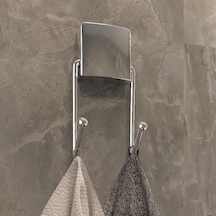 Decorev Dc-542 Dekoratif Banyo Mutfak İkili Havlu Askısı Çok Renkli