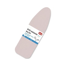 Pembe Süngerli Yanmaz Ayarlanabilir Ütü Masası Kılıfı 48x146 Cm