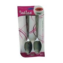 6 Parça Metal Yemek Kaşık Bx40 Çok Renkli
