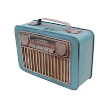 Dekoratif Metal Radyo Kumbaralı Hediyelik