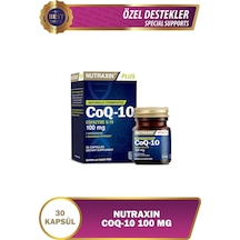 Nutraxin Koenzim Q10 100 Mg Takviye Edici Gıda 30 Yumuşak Kapsül - Coenzym, Coq10