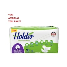 Holder Yetişkin Belbantlı Hasta Bezi Large 30 Adet Diğer