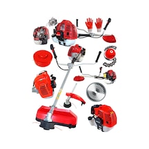 Graizer Alman K6003 Yan Tipi Benzinli Motorlu Ot Çalı Çim Biçme Makinesi Tırpan & Canavar Başlık