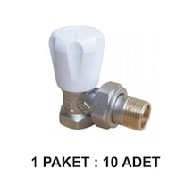 Kalde Köşe Radyatör Vanası 1/2 Eko Paket 10 Li