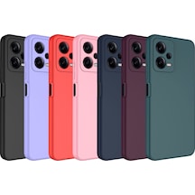 Xiaomi Uyumlu Redmi Note 12 5g Kılıf Zore İçi Kadife Mat Lansman Kapak
