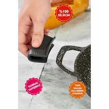 Premium Yanmaz Silikon Tava & Sahan Tutacağı Çift Diğer