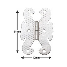 Kelebek Menteşe Metal 40 65mm Sarı 2 Adet Ahşap