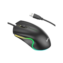 Hoco GM19 RGB Led Işıklı Oyuncu Kablolu Optik Mouse