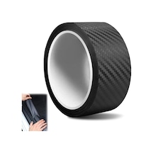 Karbon Folyo, Otomobil Kapı Eşiği Çıtası, Karbon Fiber Çıkartma, 3 Cm X 5 M Karbon Fiber Folyo, 6d Araç Folyosu, Mat Siyah, Kendinden Yapışkanlı Koruma, Boya Koruma Folyosu, Otomobil İçin Koruyucu