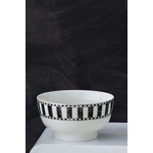Karaca  Damalı Çizgili Porselen Çerezlik 11 cm