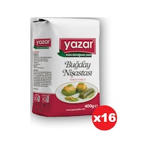 Yazar Buğday Nişastası 16 x 400 G