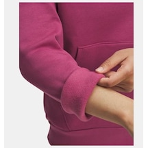 Ua Rival Flc Shimmer Hdy Kadın Sweatshirt 6003710-659 Fuşya