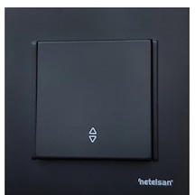 Netelsan Byobu Siyah Vavien Çerçeve Hariç