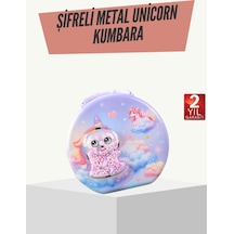Eğitici Şifreli Çocuk Para Kasası Dayanıklı Metal