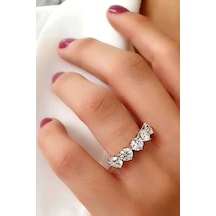 Sky Dıamond Gümüş Beş Taş Yüzük (474423607) Sky Dıamond Gümüş Beş Taş Yüzük (474423607)