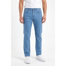 Dynamo Erkek Klasik Kalıp Jeans Pantolon 1701 Bgl-st05355 Buz Mavi