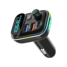 Xiaoguang Araba Fm Verici Hızlı Şarj Bluetooth 5.0 Pd Çift