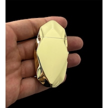 Sarı Elmas Kesim Pürmüzlü Gazlı Çakmak 109396