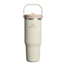 Stanley The Iceflow Flip Straw Pipetli Termos Bardak 0.89 Lt / Cream Krem