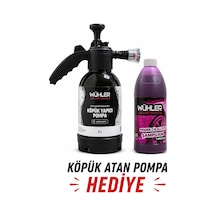 %95 Cilalı Pembe Oto Şampuanı 750 Ml+ Hediye Köpük Atan Basınçlı Pompa 2 Lt