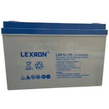 Lexron 12V Volt 105 Ah Amper Deep Cycle Solar Güneş Jel Akü