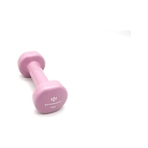 Alin Sport Vinyl Kaplı Dambıl 1 Kg Fitness, Pilates Ve Ev Egzersiz Ağırlığı Pembe