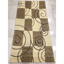 Saray Halı Vizyon 10325 A 100X200 Kahve Krem 2 Metre Yolluk !