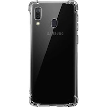 Samsung Uyumlu Galaxy A01 Kılıf Şeffaf Nitro Anti Shock Kapak Renksiz