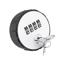 Şifreli Kilit, 4 Haneli Şifreli Kilit - Anahtarlı Şifreli Kilit - Çinko Alaşımı 26 Mm