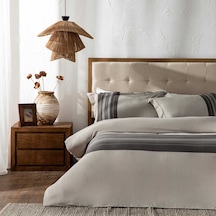 Monte Bambu Extra King Size Nevresim Seti 260x220 Cm Antrasit/gri