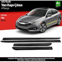 S-dizayn Honda City Abs Plastik Yan Kapı Koruma Çıtası 2020 Üzeri A+ Kalite