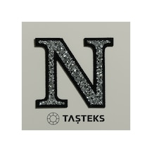 Taşlı Ütülenebilen Veya Sticker Olarak Kullanılabilen 6cm N Harfi