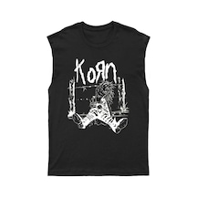 Adrift Korn Kesik Kol Tişört Kolsuz T-shirt Bkt5458 Siyah