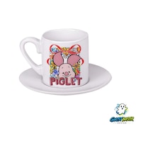 Piglet Türk Kahvesi Fincanı 0157 Beyaz