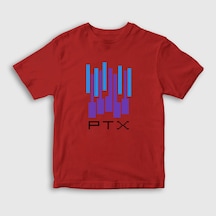 Presmono Unisex Çocuk Ptx Pentatonix T-shirt Kırmızı