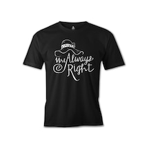 Mrs. Always Right Şapka Siyah Erkek Tshirt